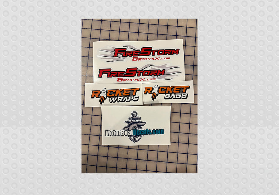 YOUR CUSTOM VECTOR LOGO DECALS (WITH SUPPLIED FILE FROM YOU)