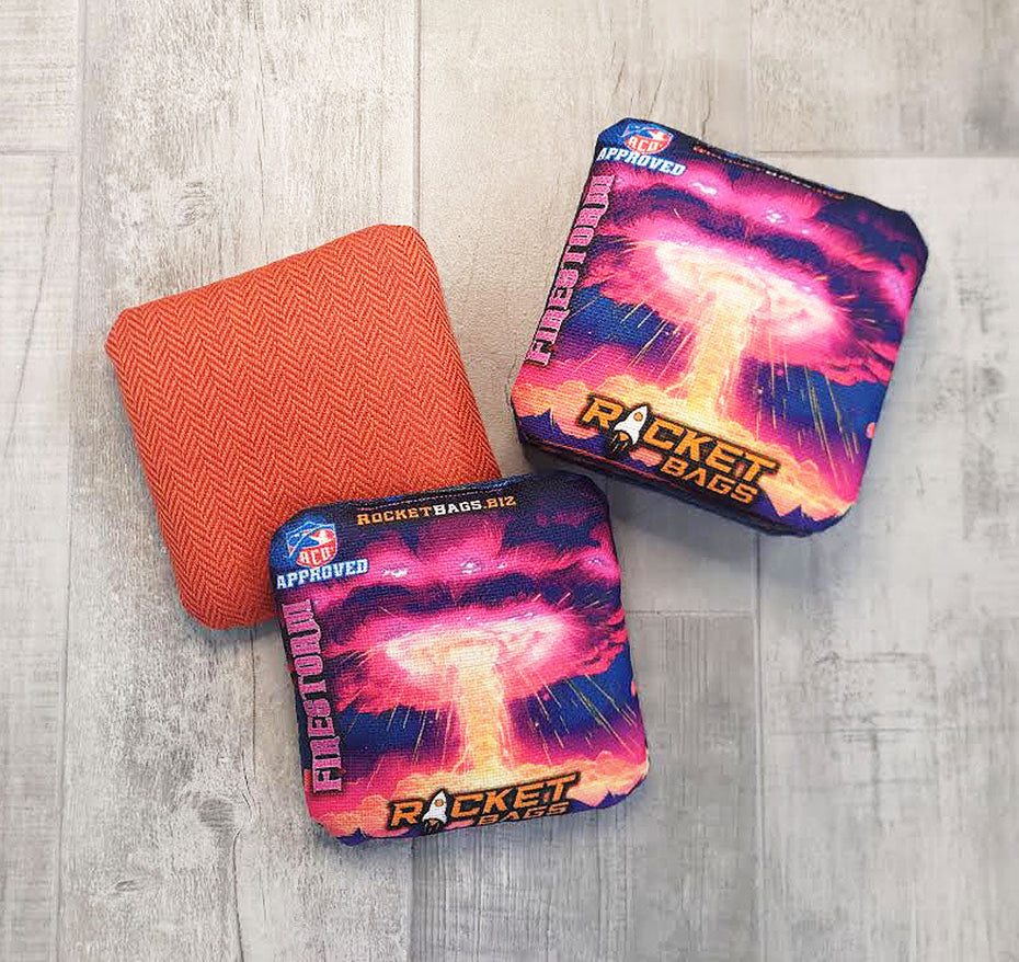 firestorm cornhole ACO Bags