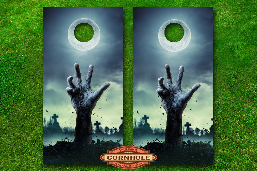 moonlit-cemetery-zombie-graveyard-halloween-cornhole-board-wraps