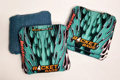 Rocket Pro Cornhole Bags. Loose and fast.