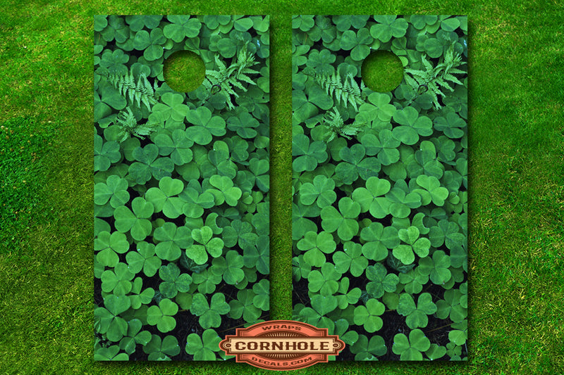 lucky-clovers-ferns-cornhole-board-wraps
