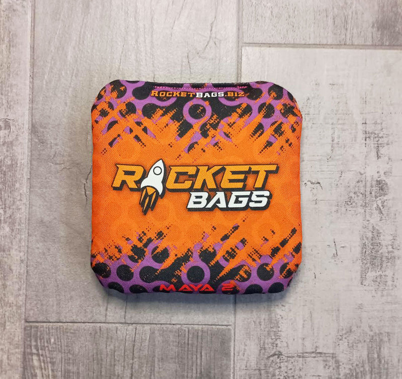 Maya 2 Cornhole Bags ACO Approved - Orange