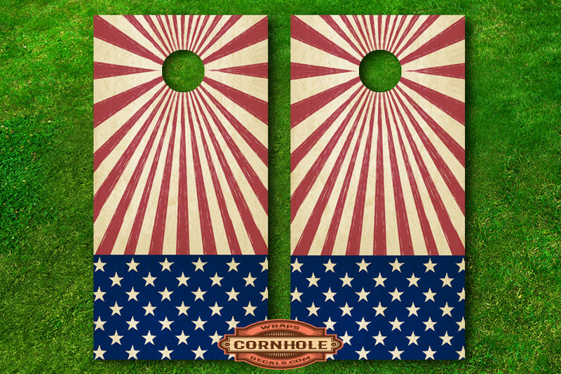 Draped-american-flag-cornhole-board-wrap